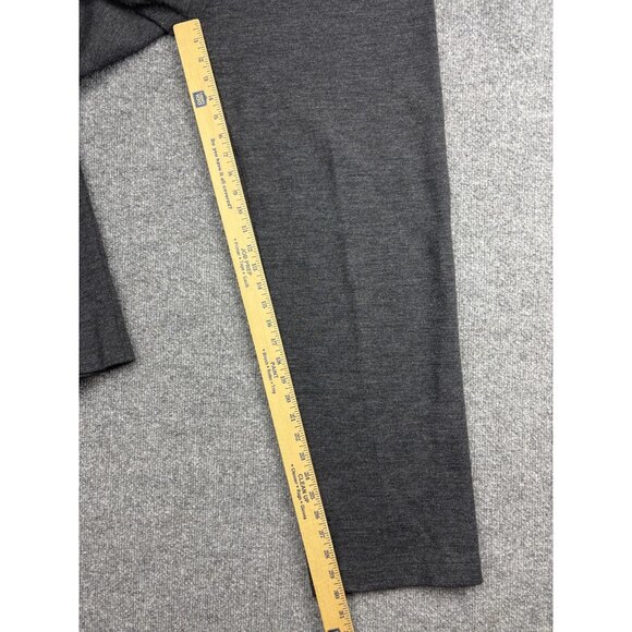 Eileen Fisher Pants Womens Large Gray Italian Fabric Pull On Knit Straight Leg - Picture 5 of 7